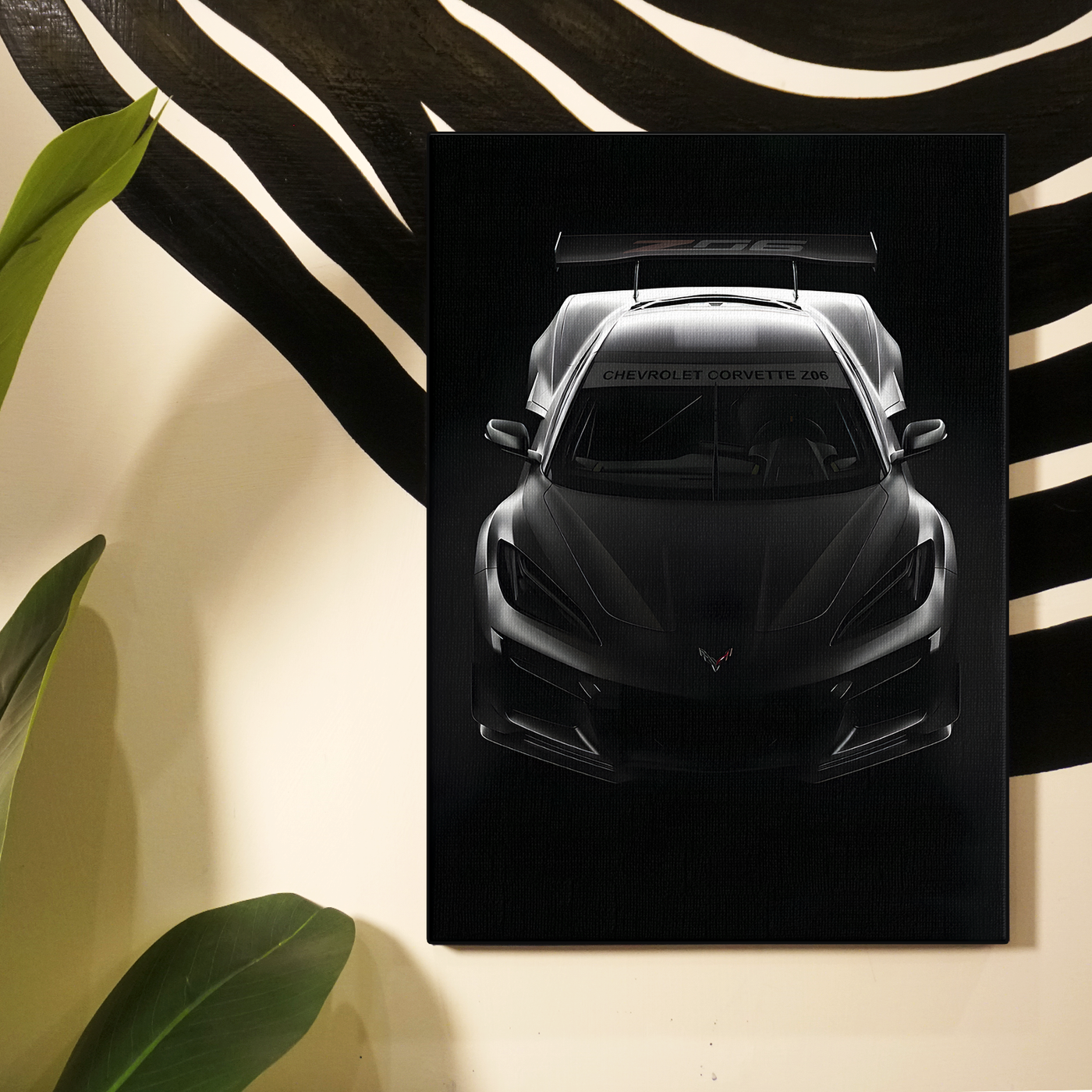 Dark Garage Car Poster