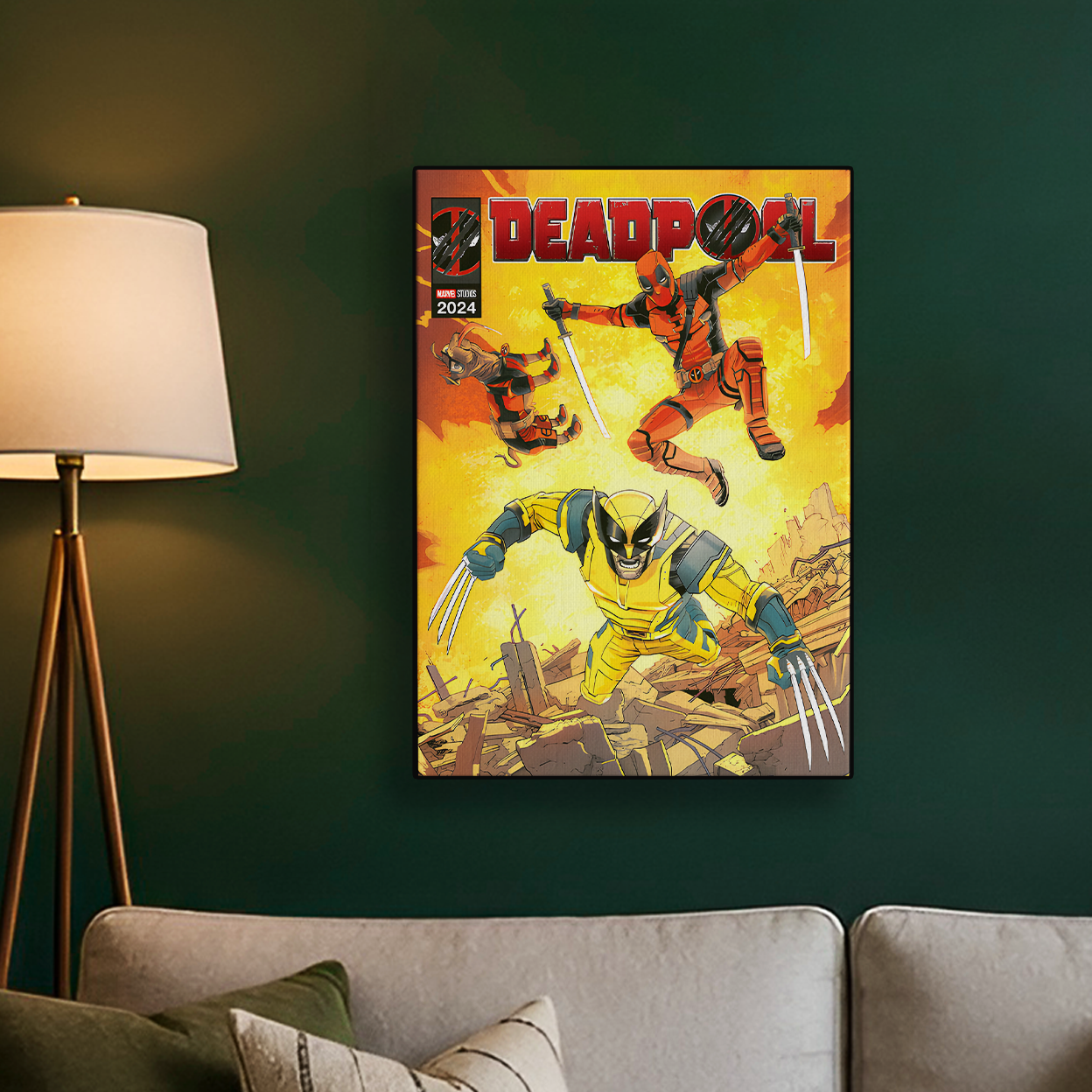 Deadpool Comic Poster