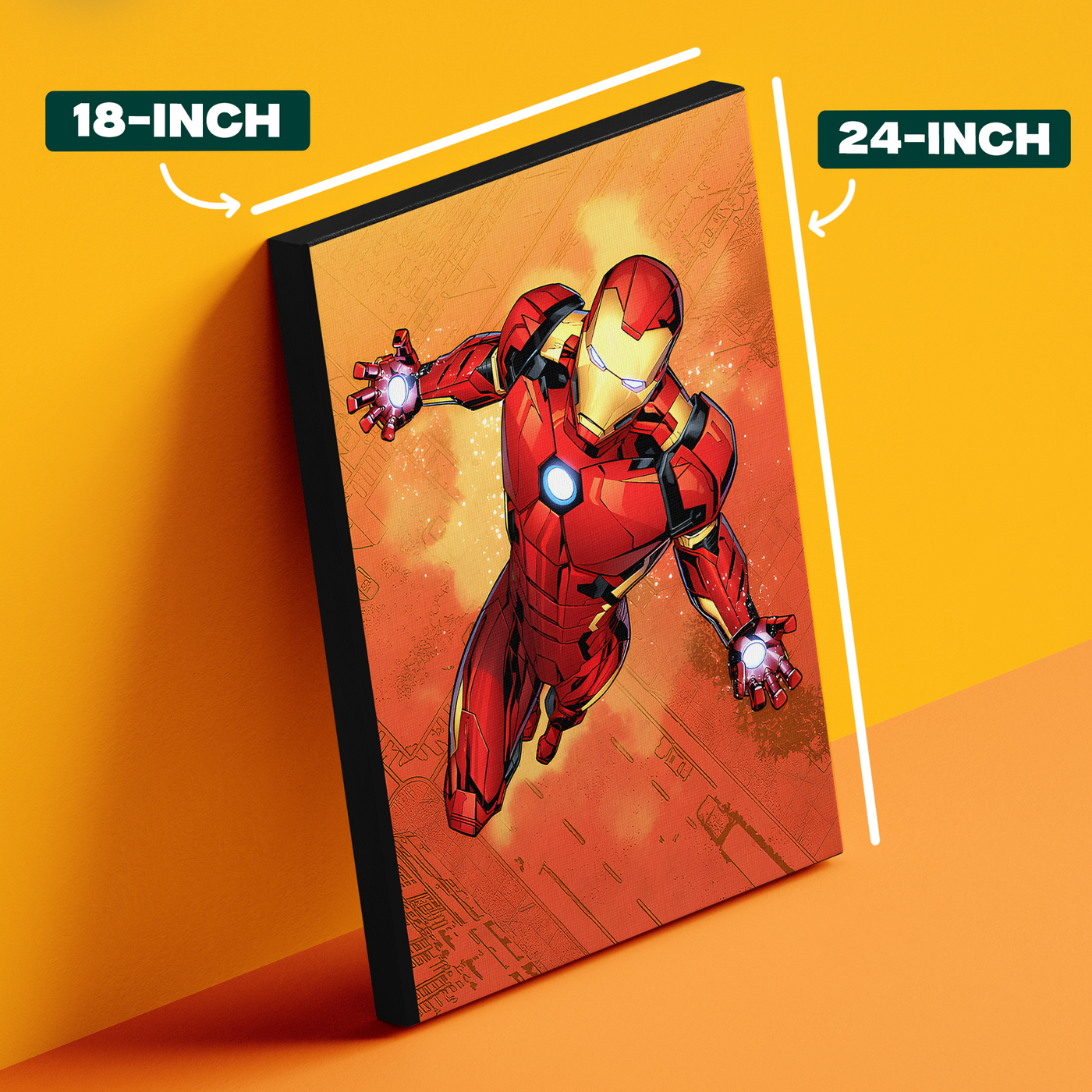 Iron Man Colorful Comic Poster