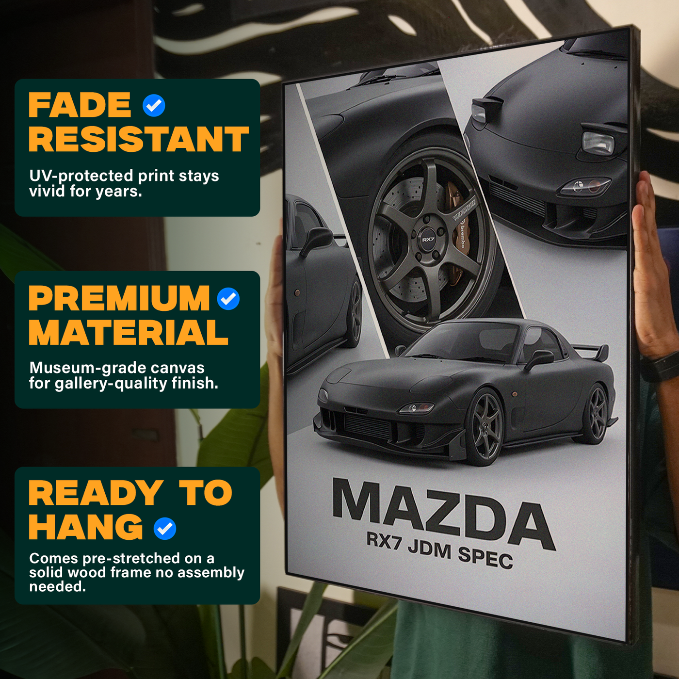 Mazda RX7 JDM Spec Poster
