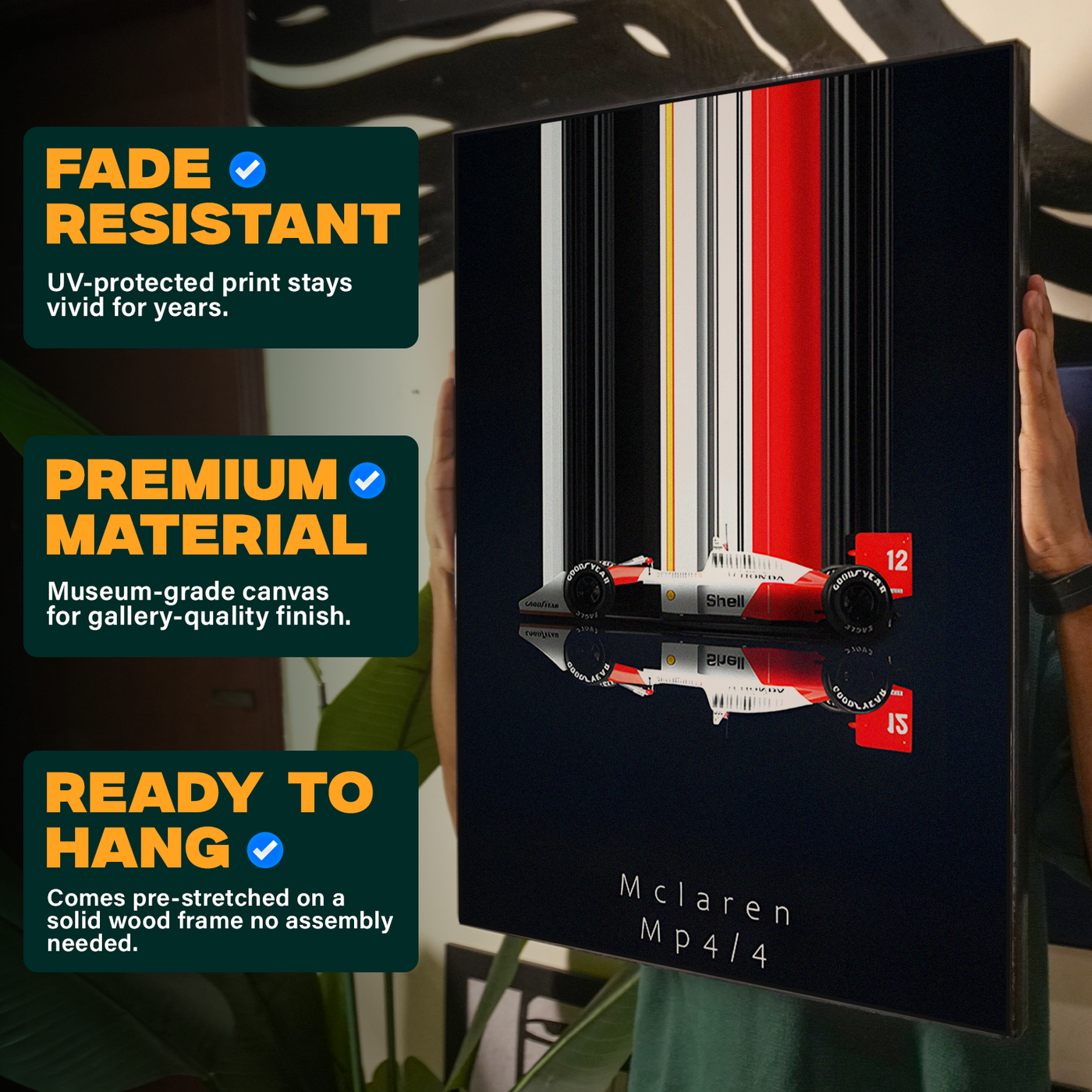 McLaren Abstract Stripes Poster