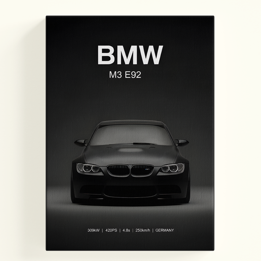 BMW M3 E92 Poster