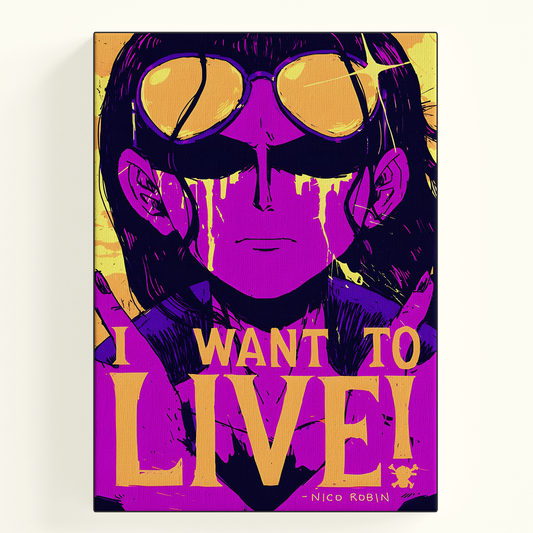 One piece Robin Live Poster