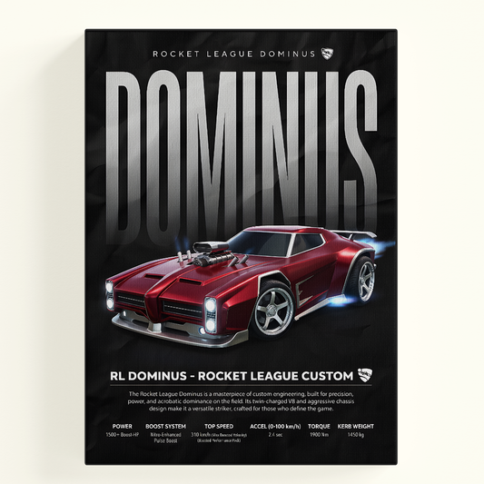 Dominus Rocket League Custom Poster