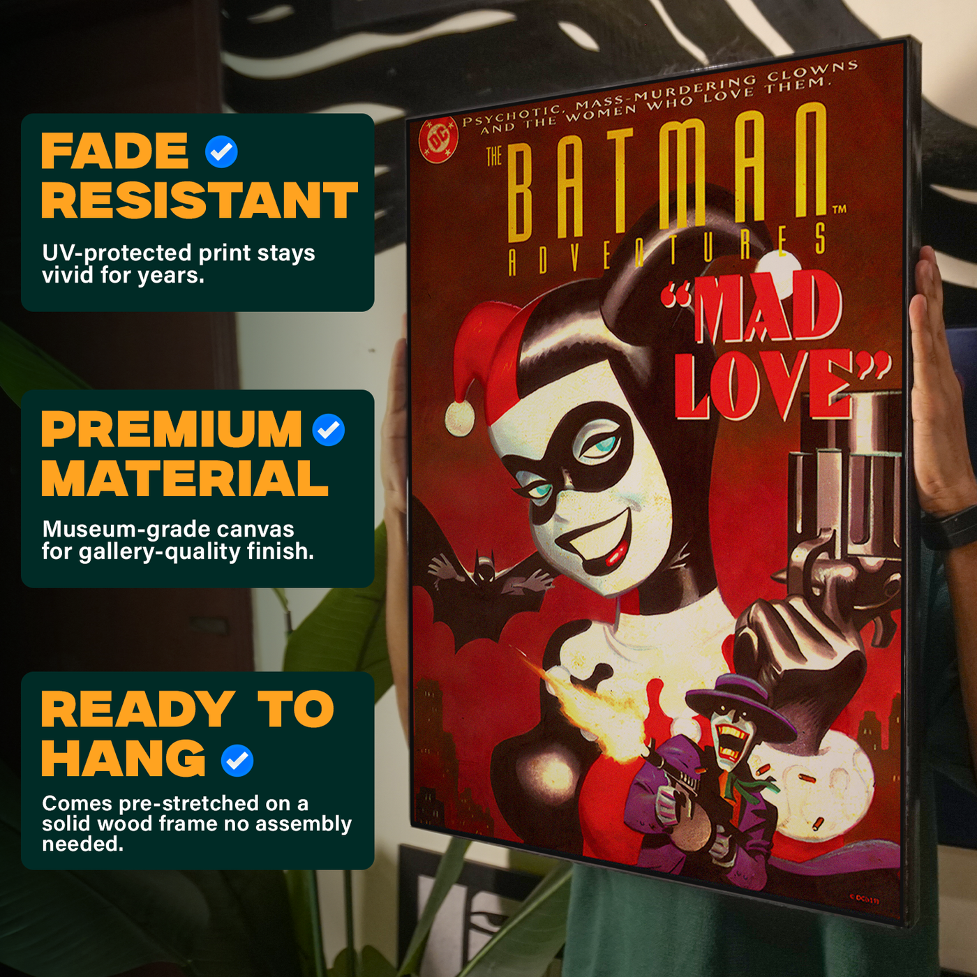 Harley Quinn "Mad Love" Poster