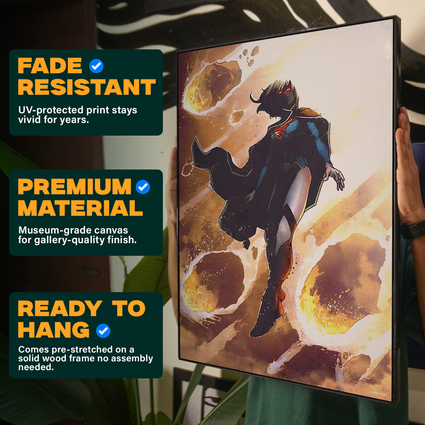 SuperWoman Dark Comic Poster
