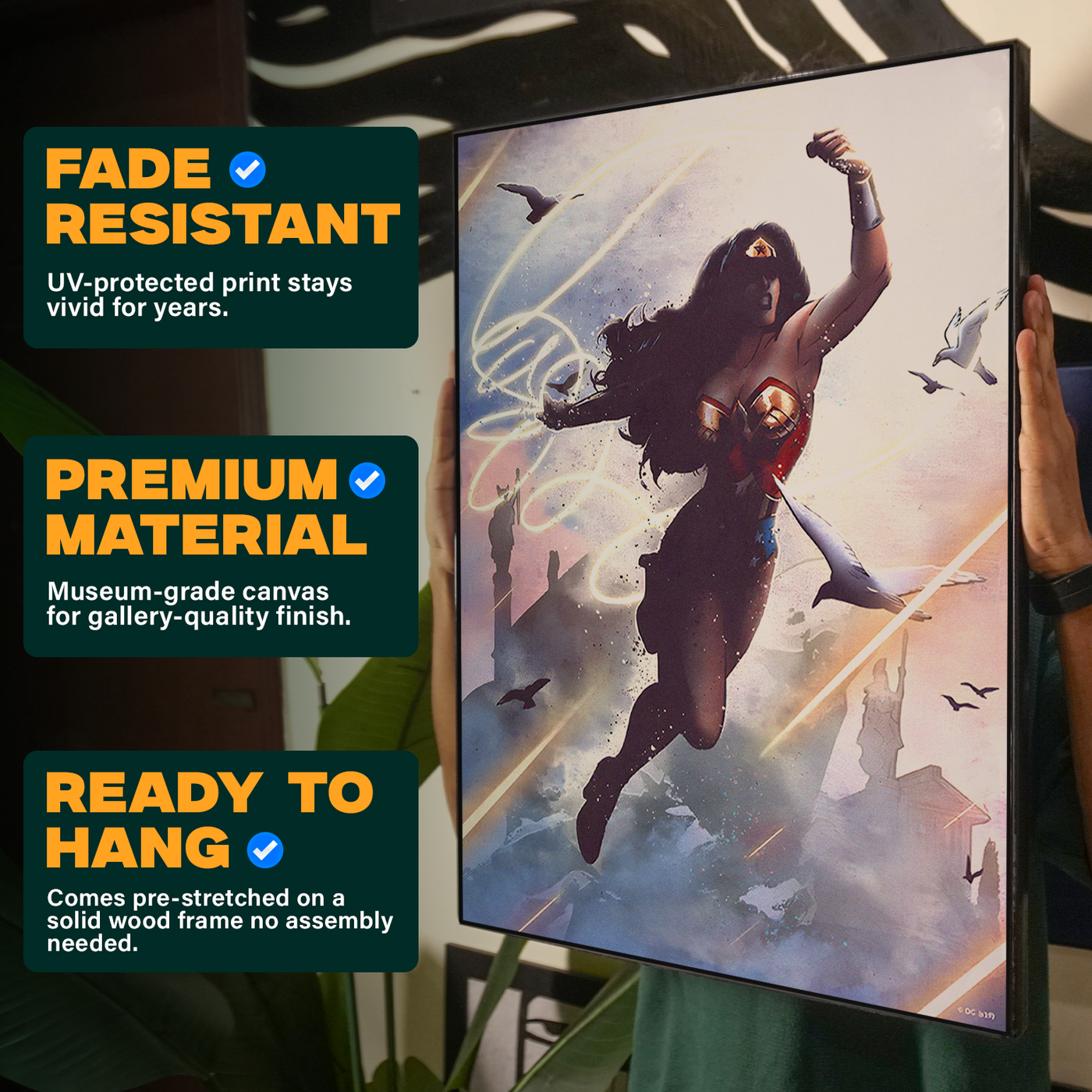 Dark Wonder Woman Comic Poster
