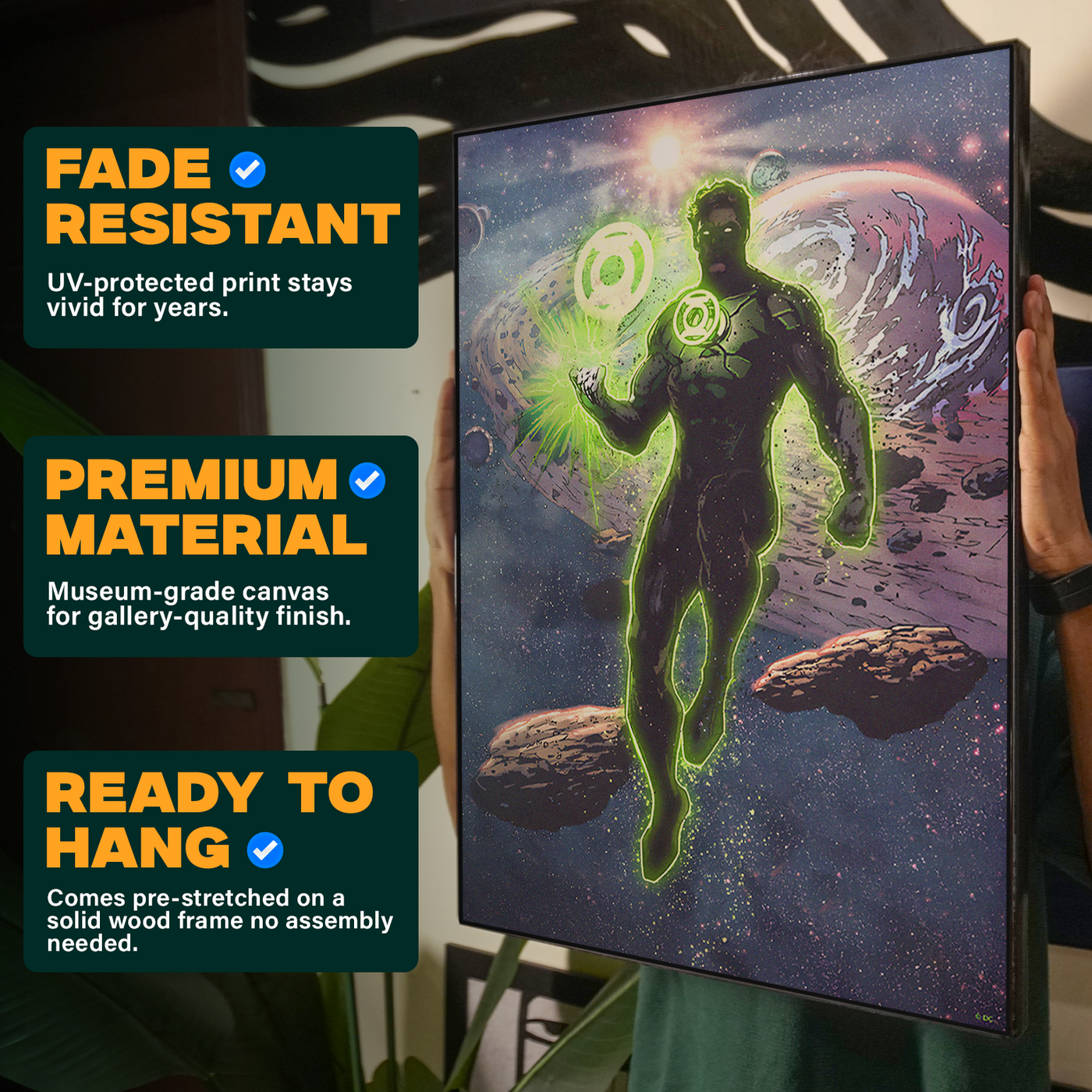 Green Lantern Colorful Poster