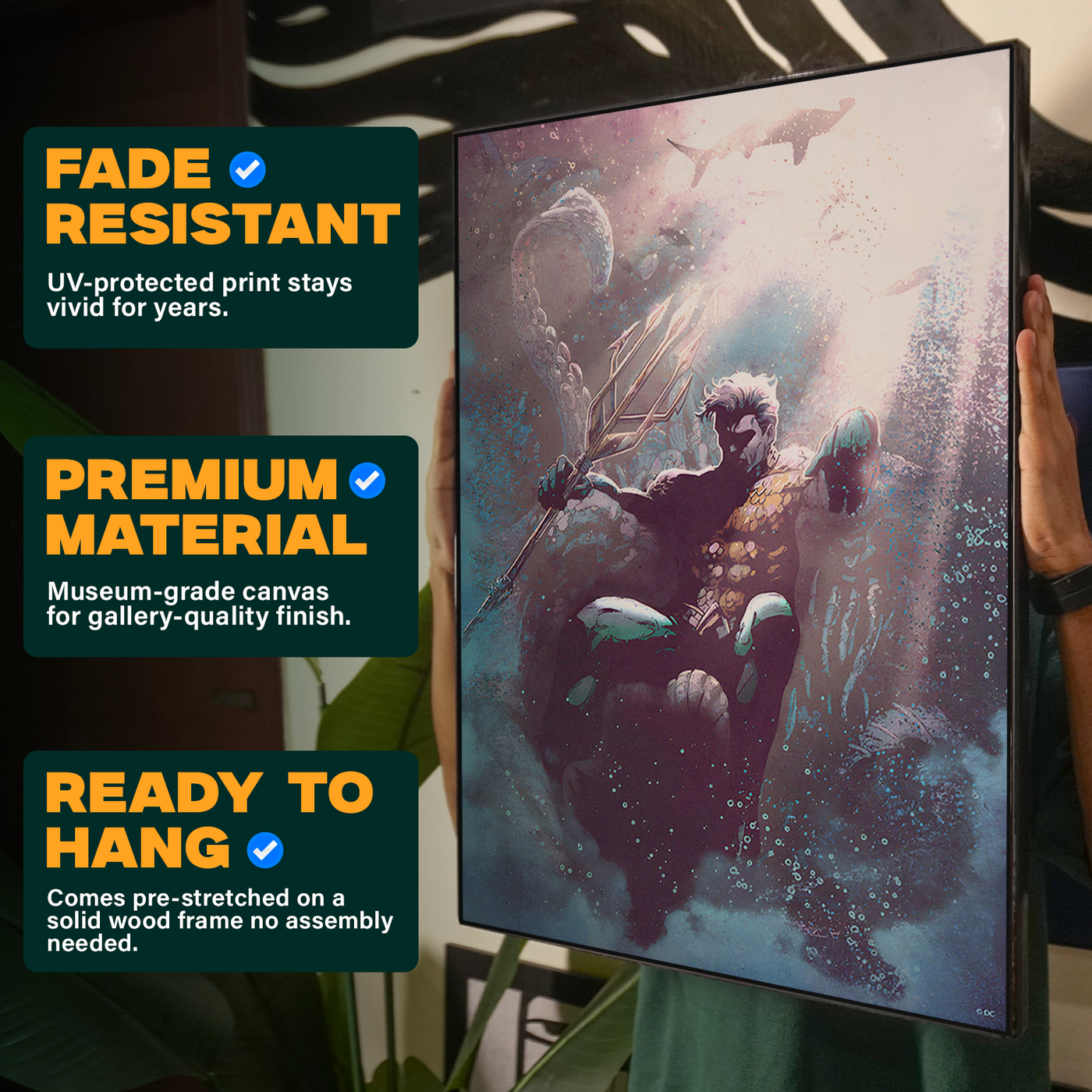 Dark Aquaman Comic Poster