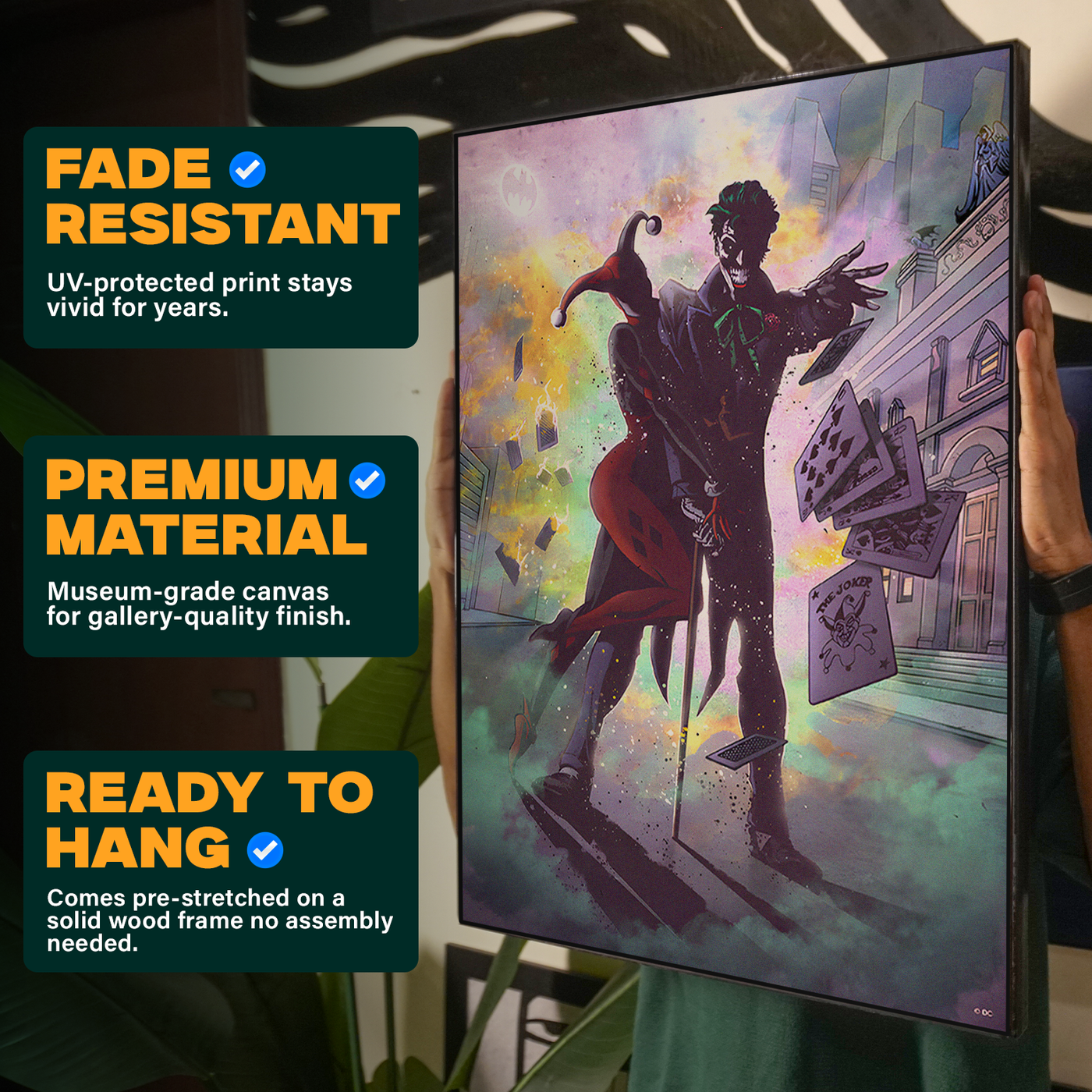Joker and Harley Quinn Comic Poster