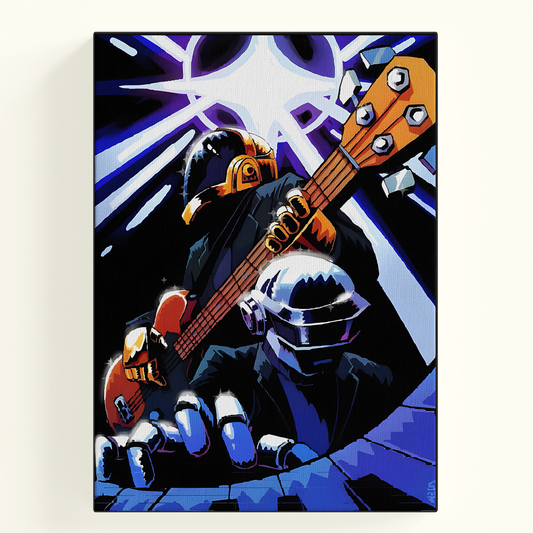 Daft Punk Duo Stage Poster