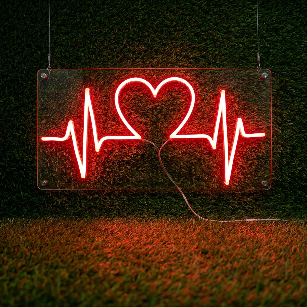 Love Heart Beat Neon Sign
