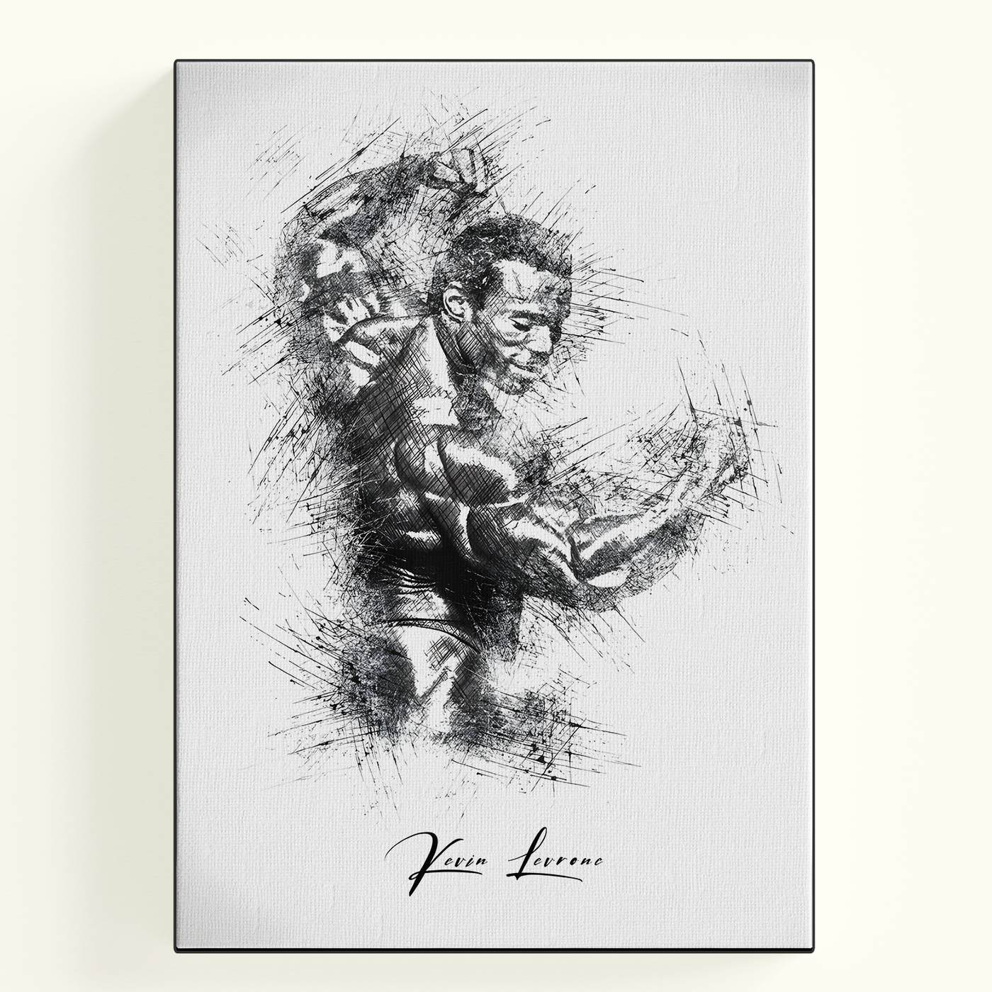 Kevin Levrone Sketch Style Poster