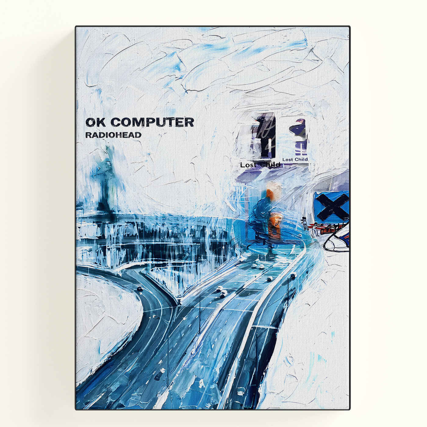 OK Computer Radiohead City Poster