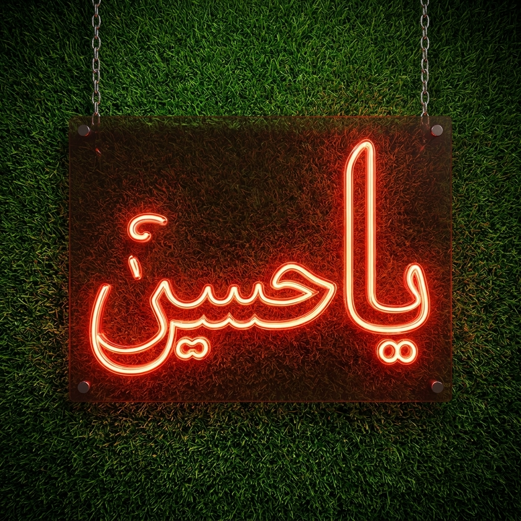 Salam Ya Hussain (A.S) Islamic Neon Sign