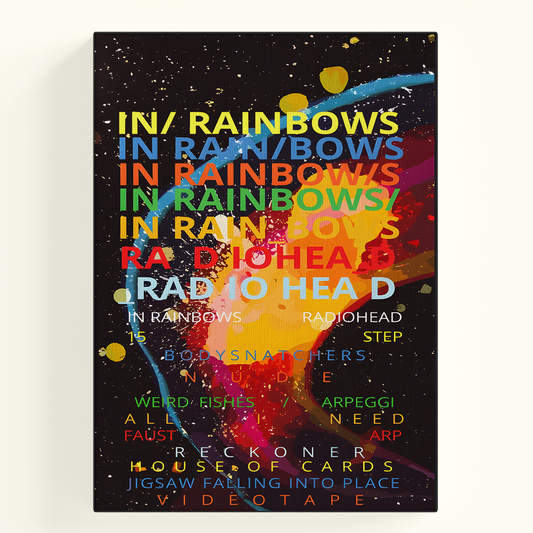In Rainbows Radiohead Poster