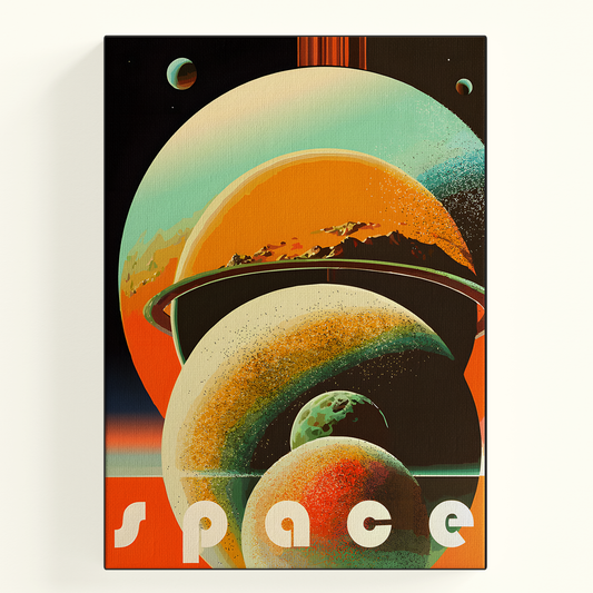 Space Text Poster