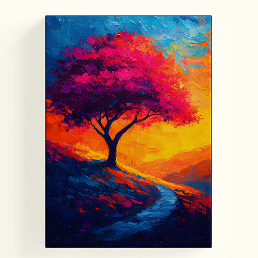 Colorful Tree Poster