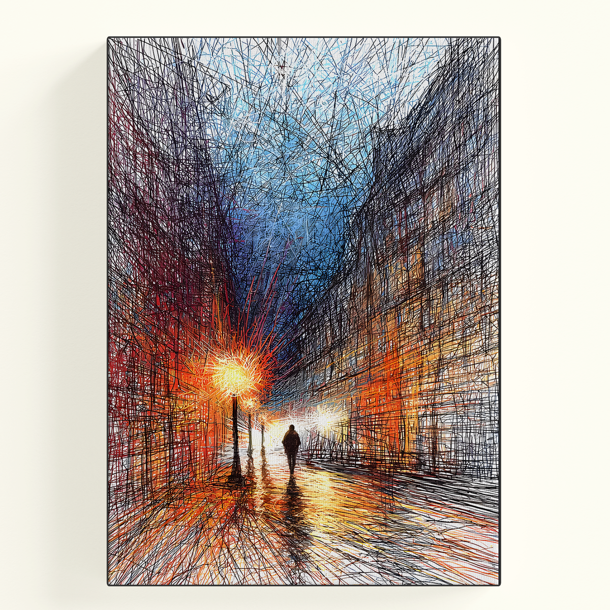 Night Forest Path Poster