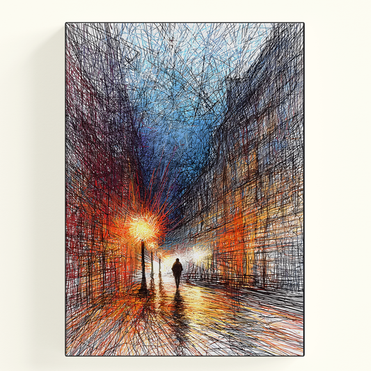 Night Forest Path Poster