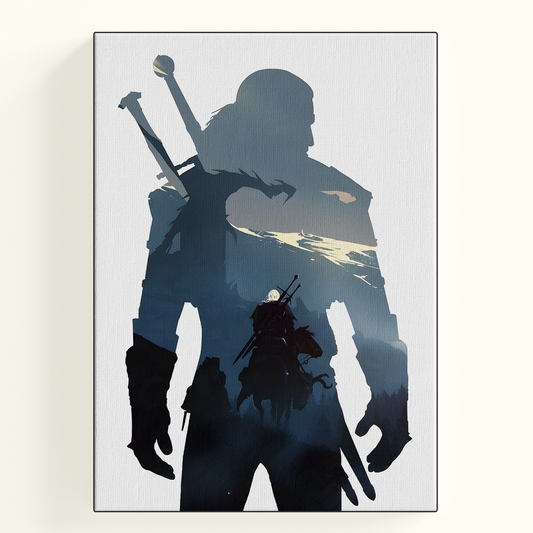 The Witcher "Geralt of Rivia" Silhouette Poster