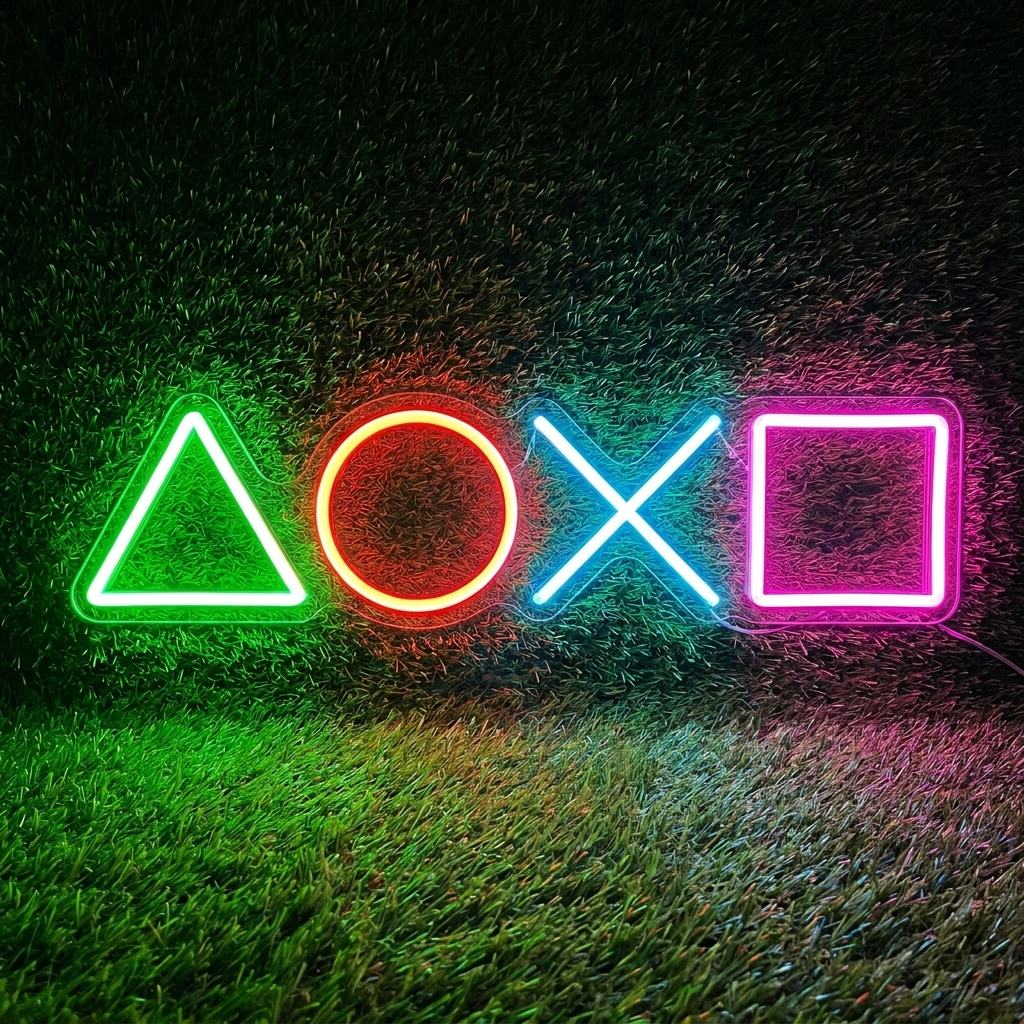Playstation Gaming Neon Sign