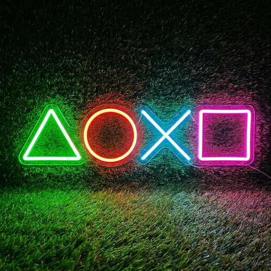 Playstation Gaming Neon Sign