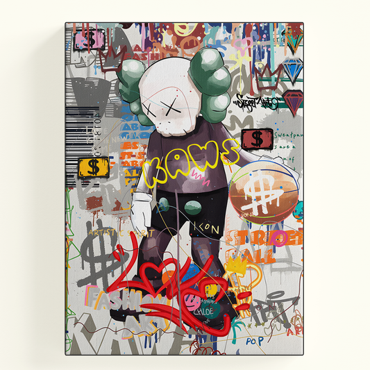 Graffiti Street Art Collage Poster