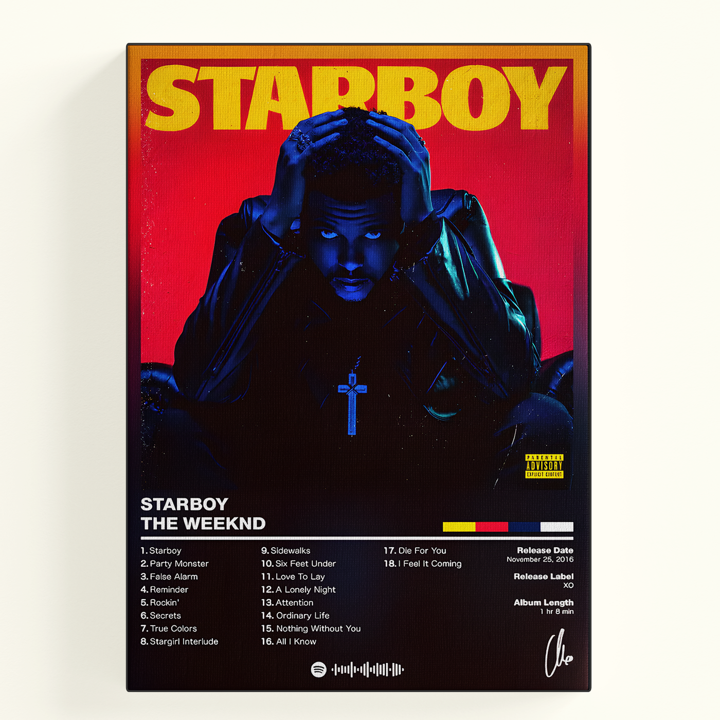 Starboy The Weeknd Poster