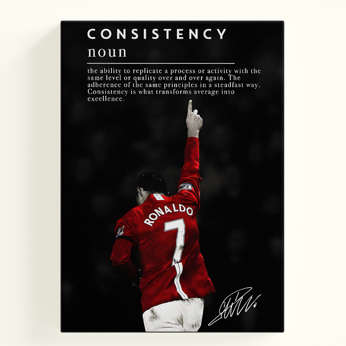 Consistency Definition Ronaldo Poster