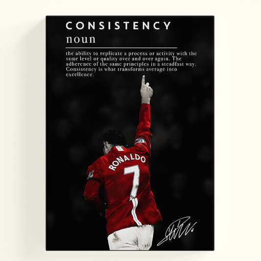 Consistency Definition Ronaldo Poster