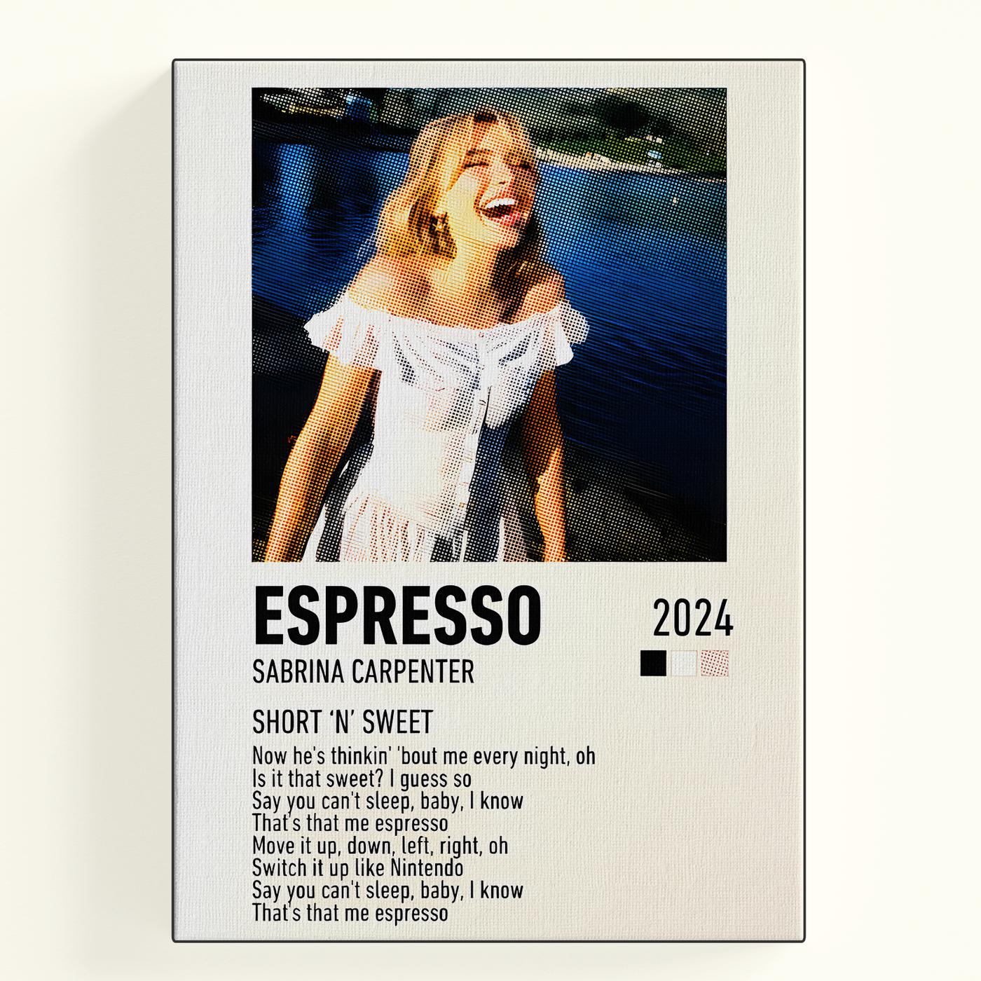 Espresso Sabrina Carpenter Poster
