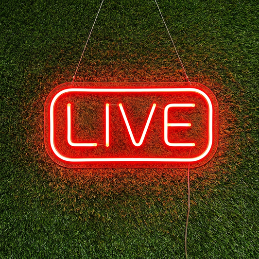 LIVE Neon Sign