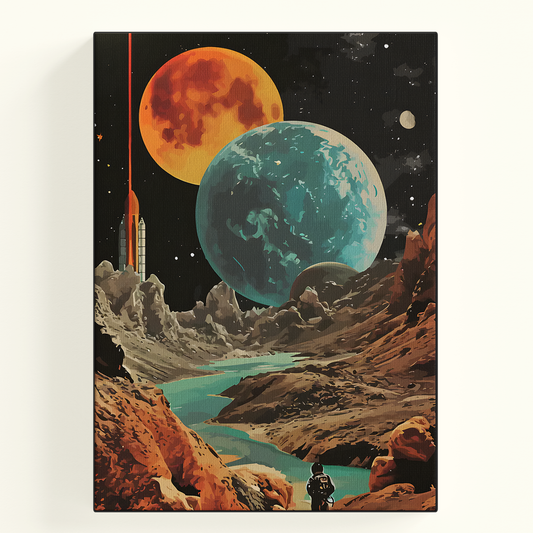 Planet Landscape Poster