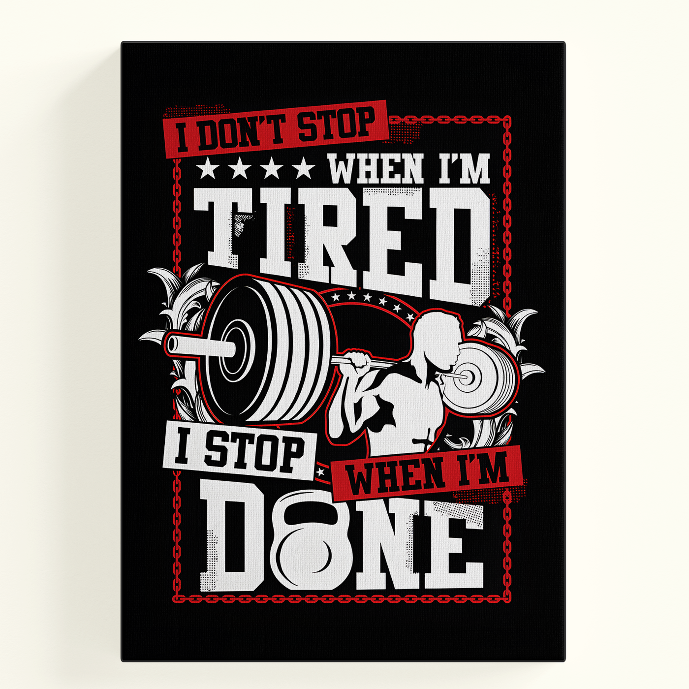 Stop When Im Done Poster