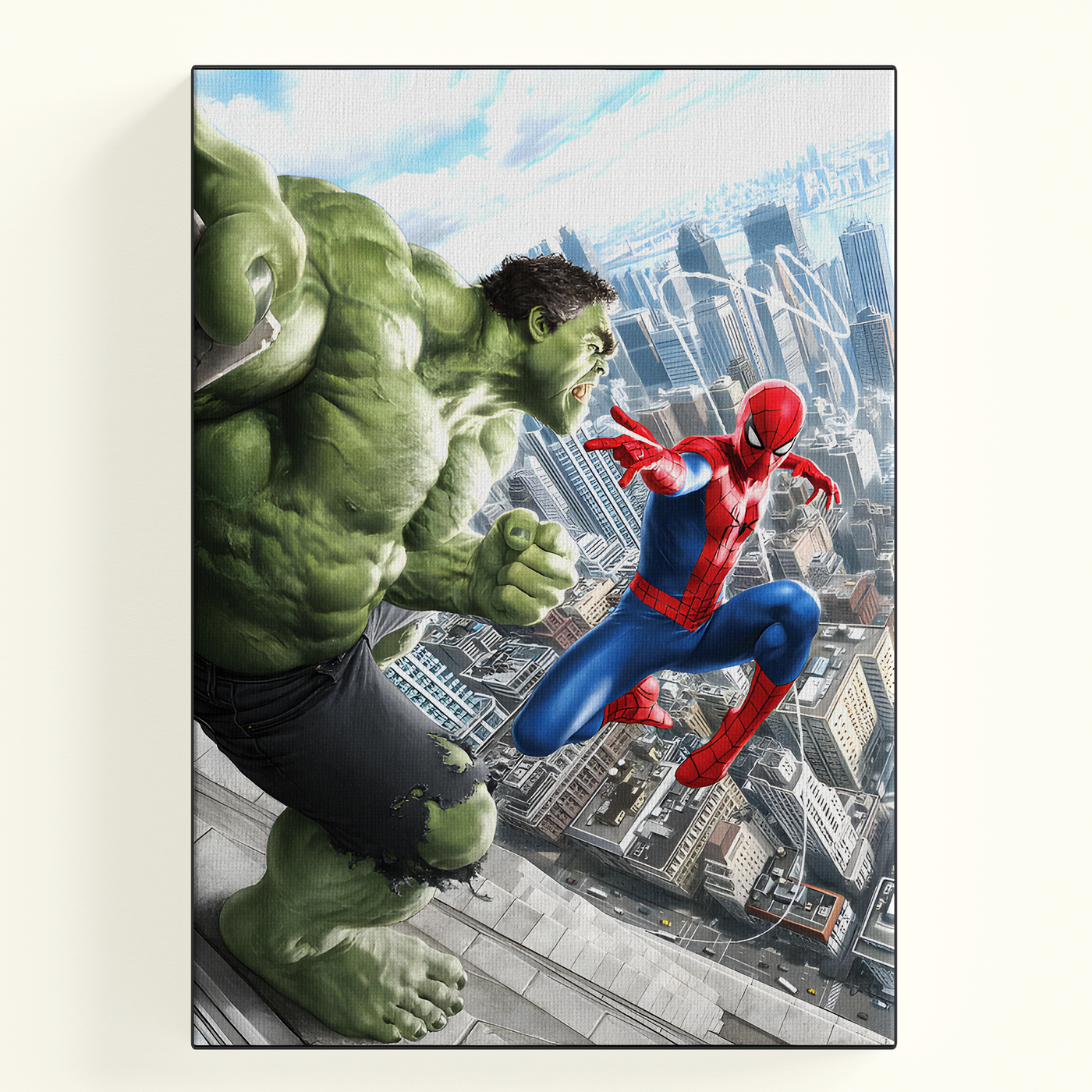 Spider-Man and Hulk Poster
