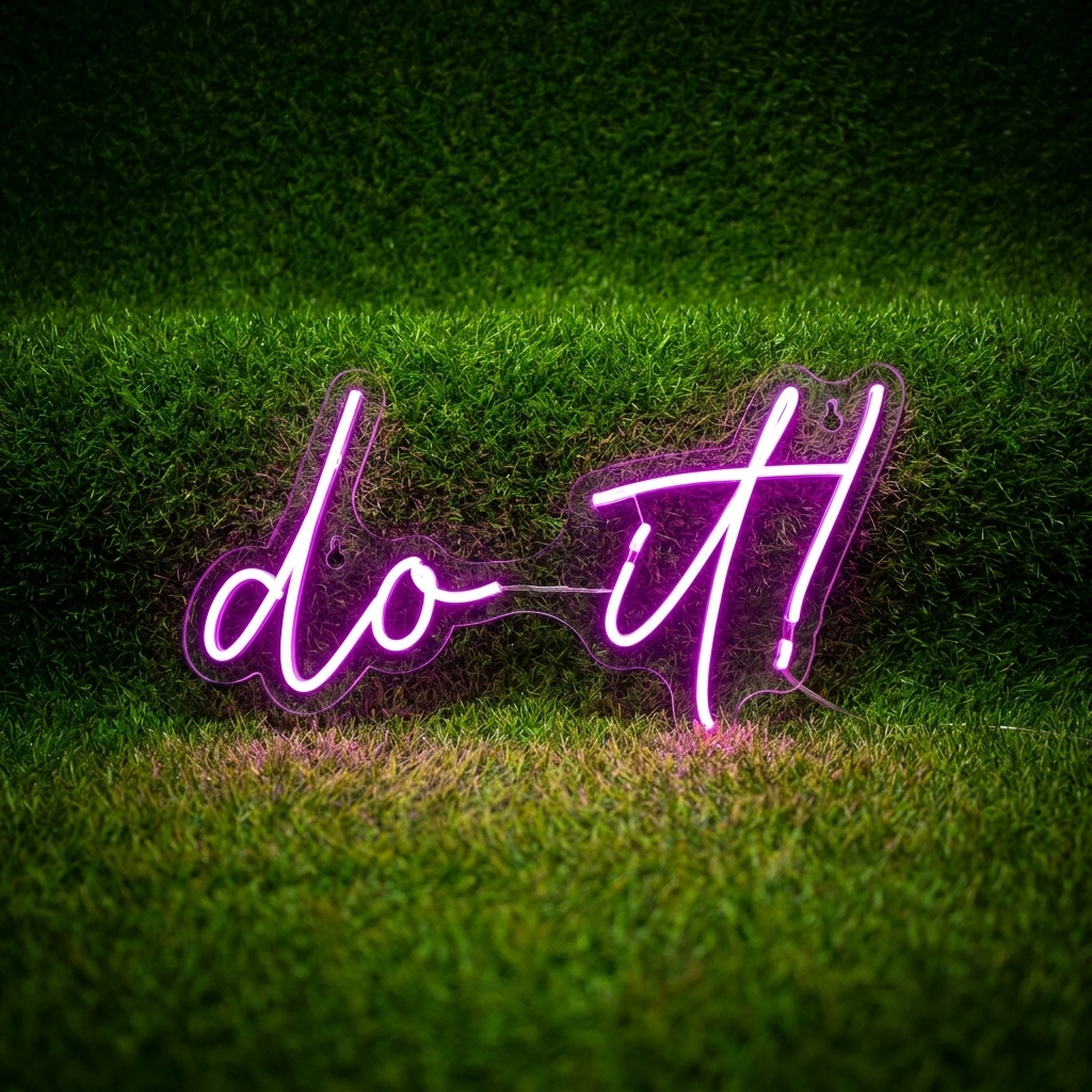 Do It Motivational Neon Sign