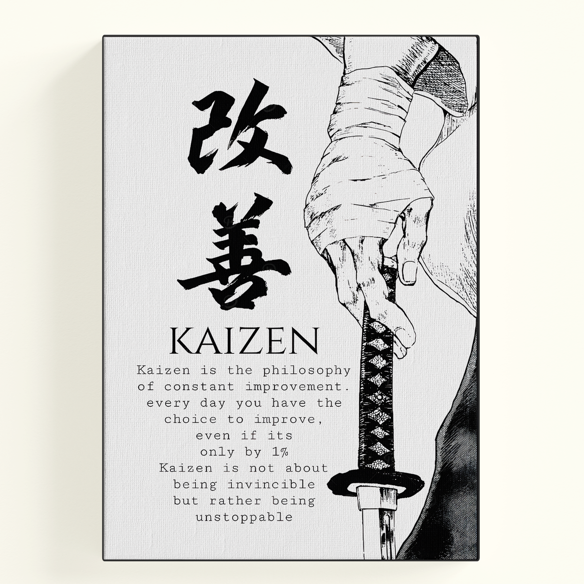 Kaizen Text Poster