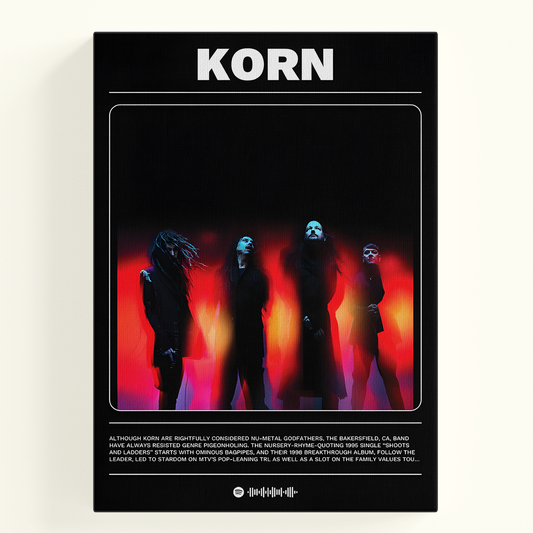 Korn Black Poster
