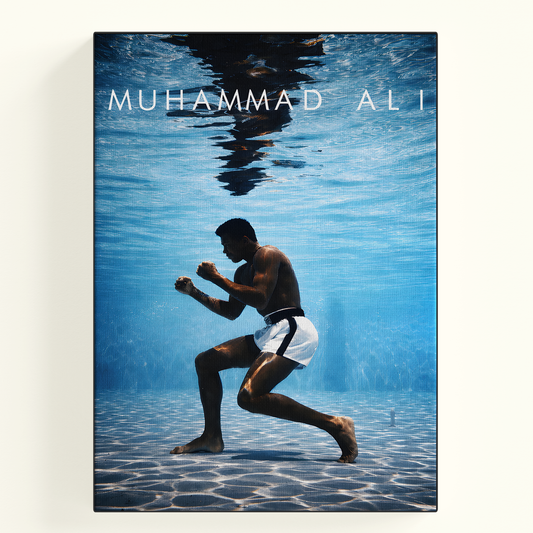 Muhammad Ali Underwater Poster