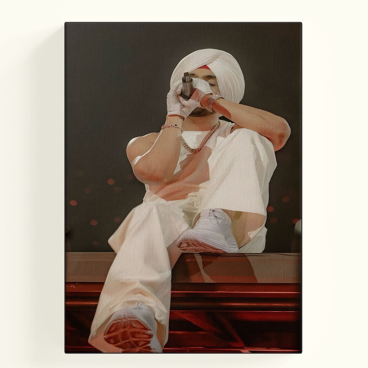Diljit Dosanjh White Poster