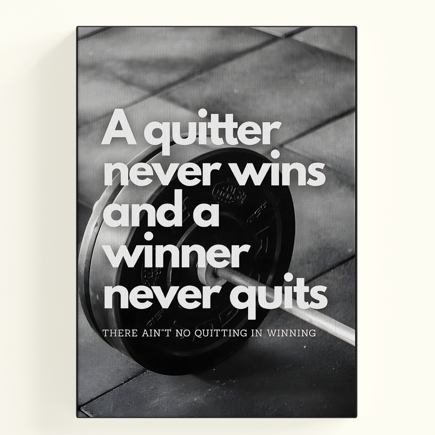 A Quitter Never Wins Poster