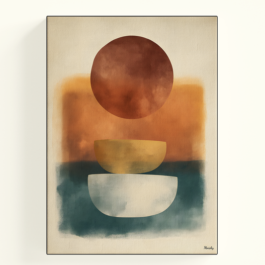 Abstract Balance Stones Poster