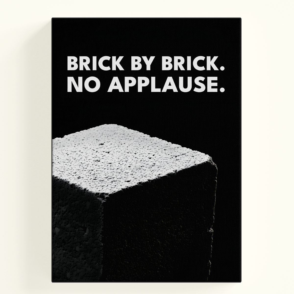 Brick By Brick No Applause Poster