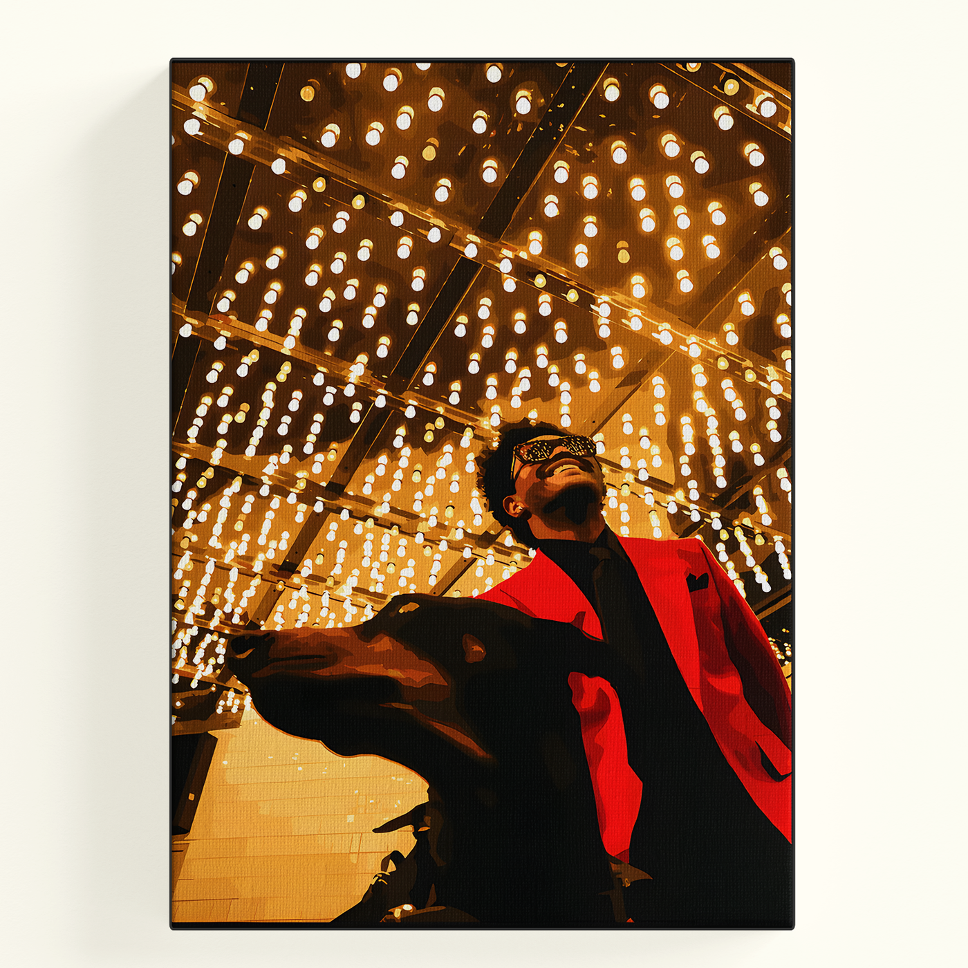 The Weeknd "Blinding Lights" Poster