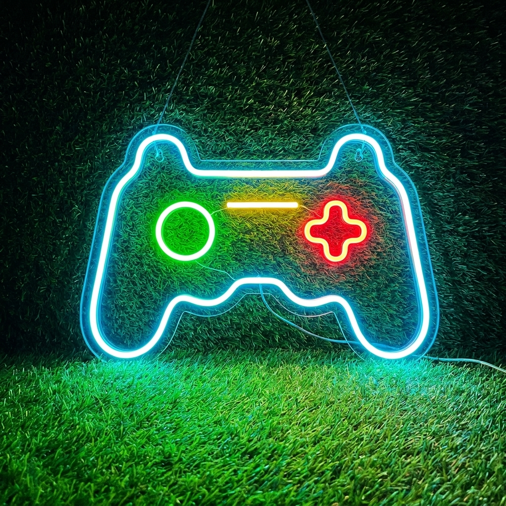 Gaming Controller Neon Sign