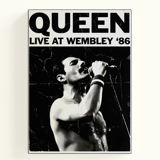 Queen Live at Wembley Poster