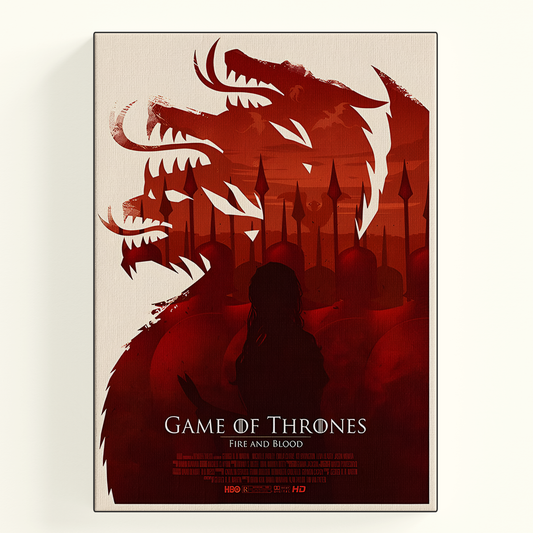 Game of Thrones Dragon Poster