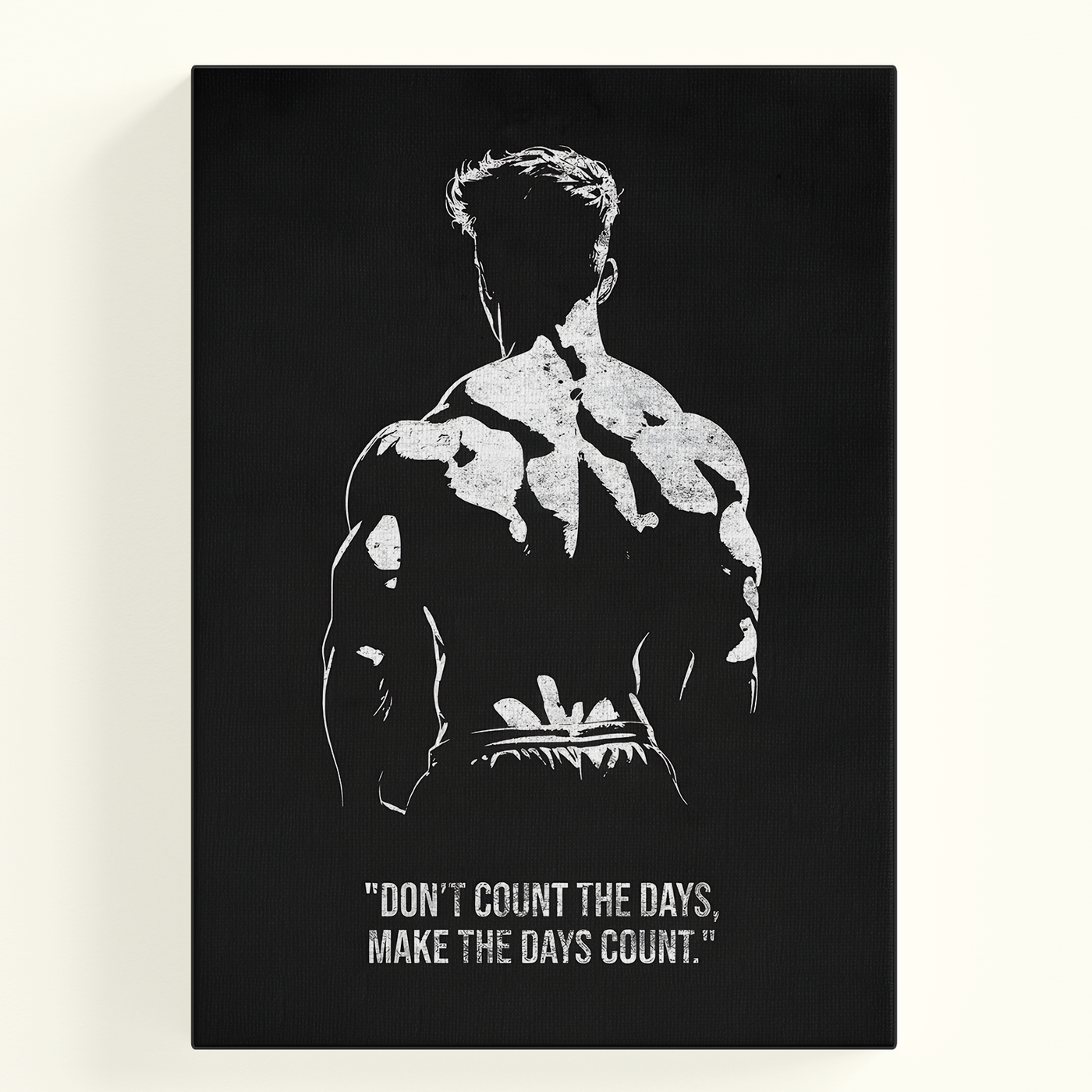 Bodybuilder Silhouette Poster