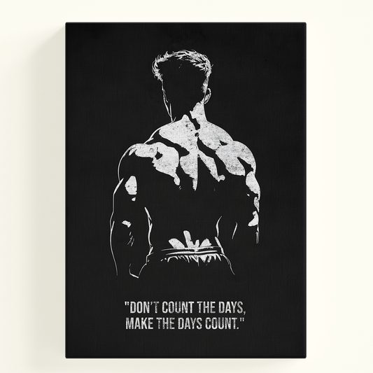 Bodybuilder Silhouette Poster